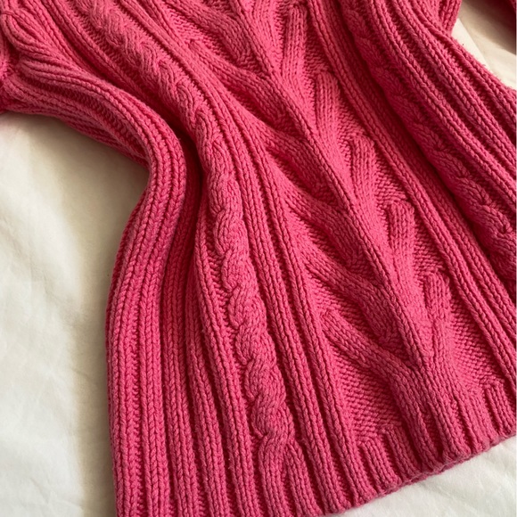Vintage Pink Knitted Sweater - Picture 6 of 15